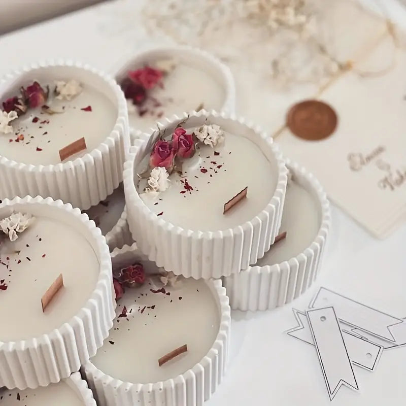 Scented Ceramic Pot Candles