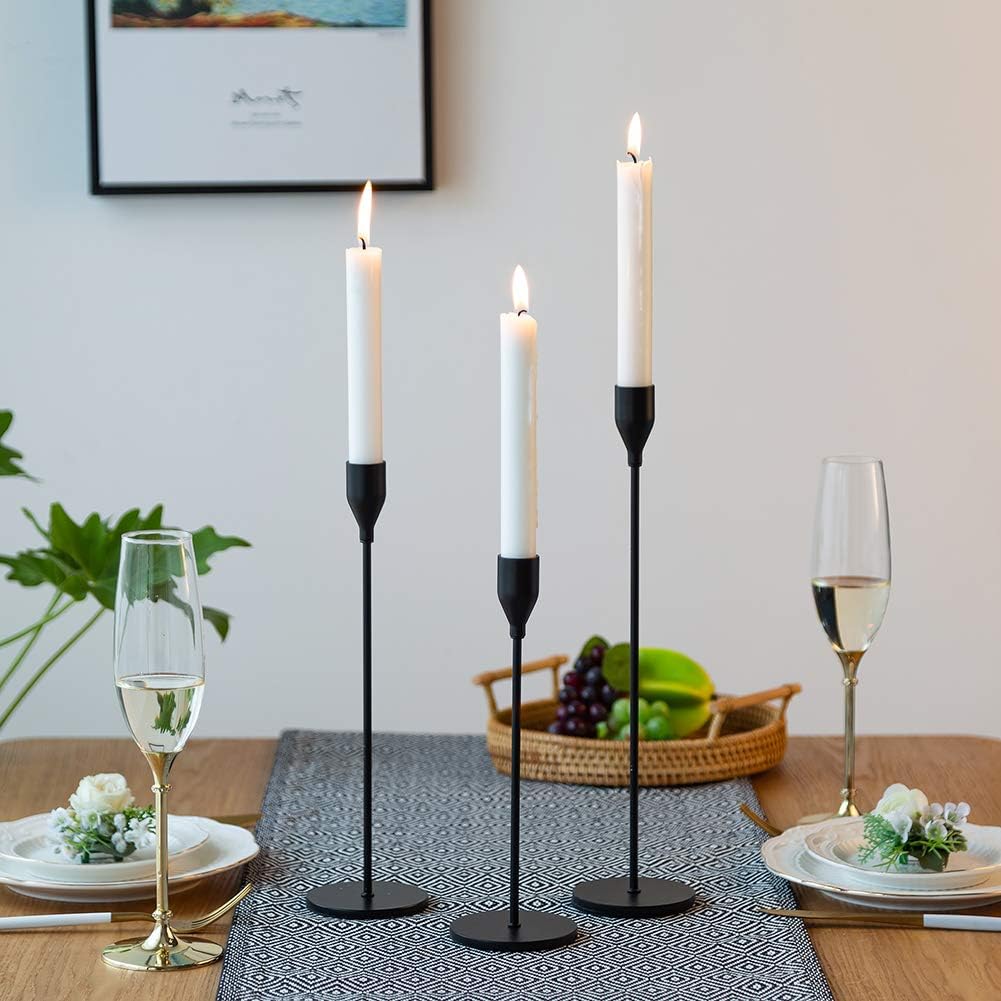 3 Piece Set Modern Candle Holders