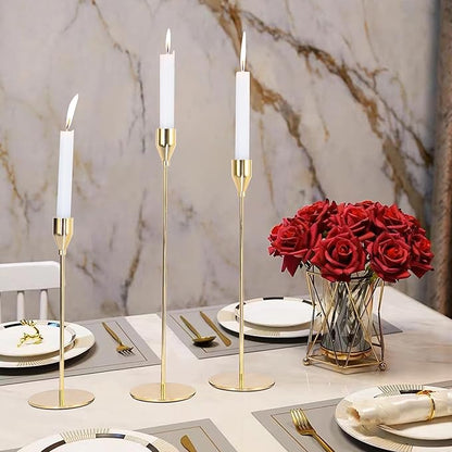 3 Piece Set Modern Candle Holders