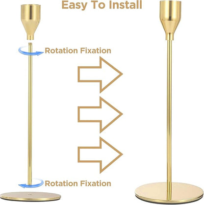 3 Piece Set Modern Candle Holders