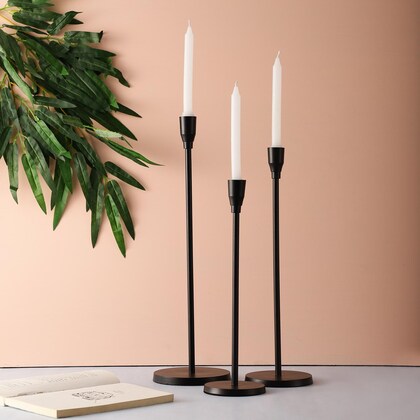 3 Piece Set Modern Candle Holders